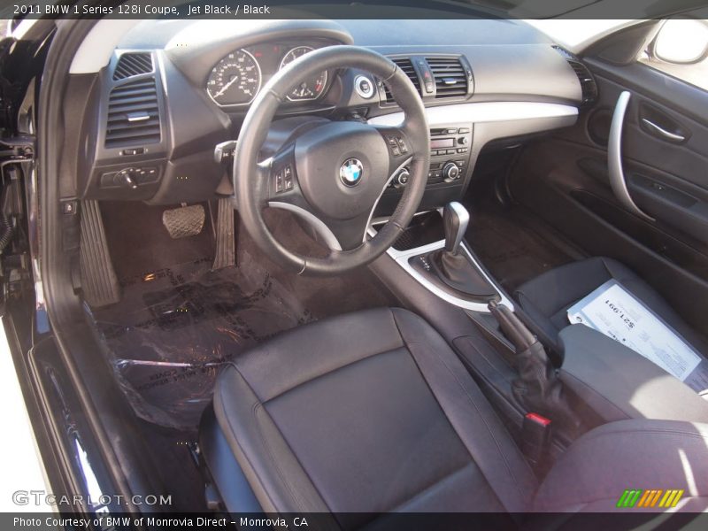 Jet Black / Black 2011 BMW 1 Series 128i Coupe
