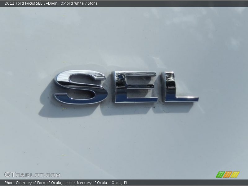 Oxford White / Stone 2012 Ford Focus SEL 5-Door