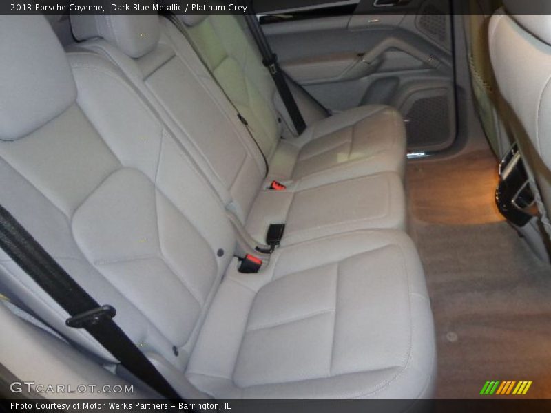 Dark Blue Metallic / Platinum Grey 2013 Porsche Cayenne