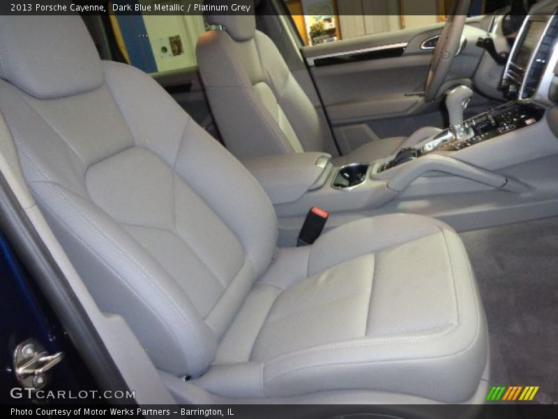 Dark Blue Metallic / Platinum Grey 2013 Porsche Cayenne