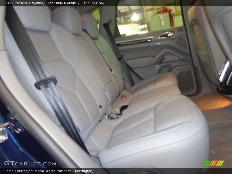 Dark Blue Metallic / Platinum Grey 2013 Porsche Cayenne