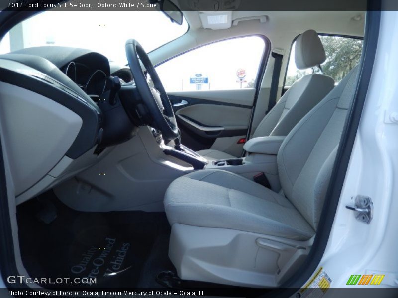 Oxford White / Stone 2012 Ford Focus SEL 5-Door