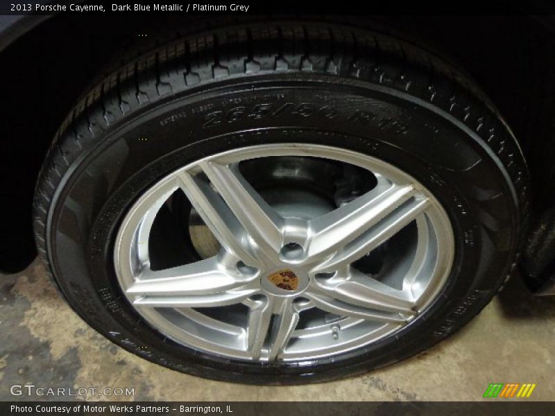 Dark Blue Metallic / Platinum Grey 2013 Porsche Cayenne