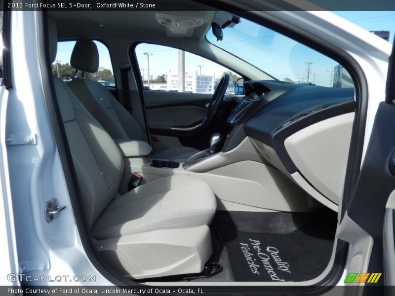 Oxford White / Stone 2012 Ford Focus SEL 5-Door