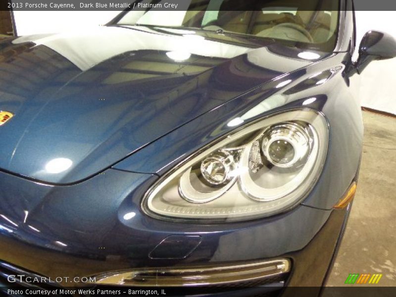Dark Blue Metallic / Platinum Grey 2013 Porsche Cayenne
