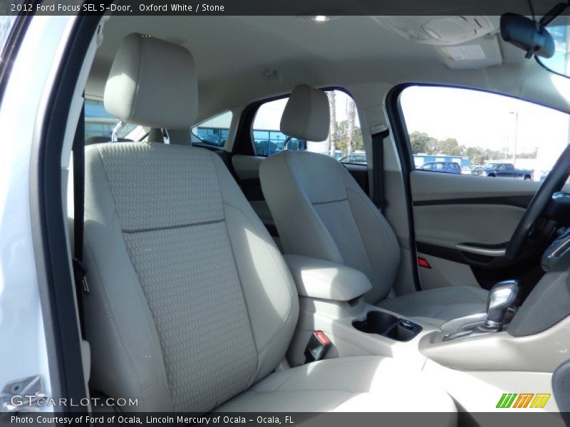 Oxford White / Stone 2012 Ford Focus SEL 5-Door