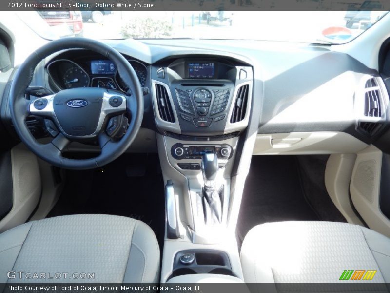 Oxford White / Stone 2012 Ford Focus SEL 5-Door