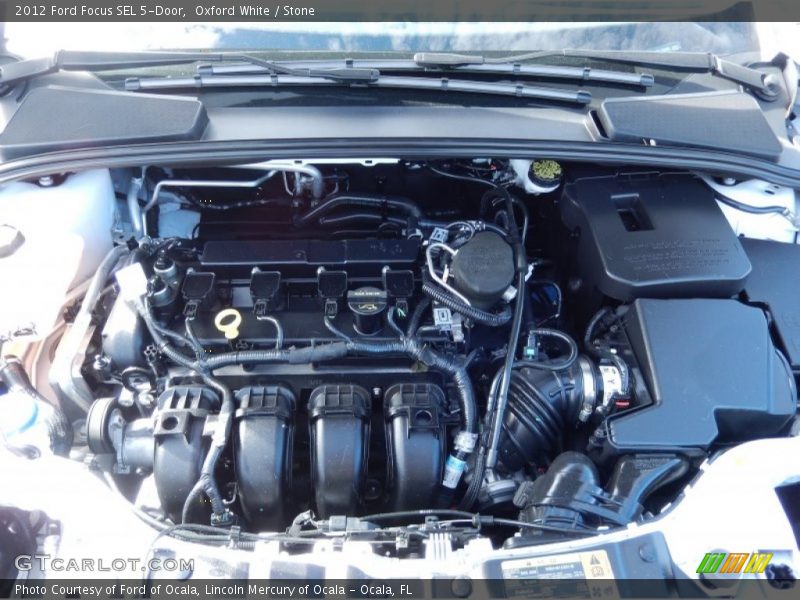 Oxford White / Stone 2012 Ford Focus SEL 5-Door