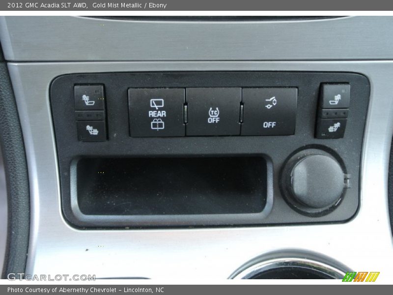Gold Mist Metallic / Ebony 2012 GMC Acadia SLT AWD