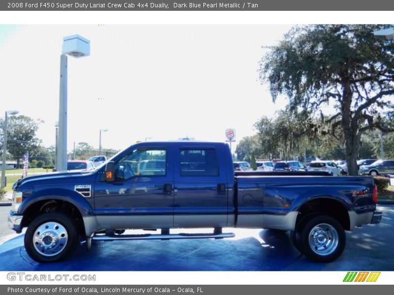  2008 F450 Super Duty Lariat Crew Cab 4x4 Dually Dark Blue Pearl Metallic
