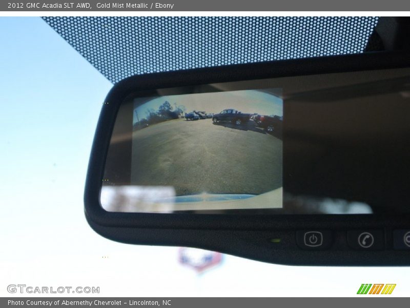 Gold Mist Metallic / Ebony 2012 GMC Acadia SLT AWD