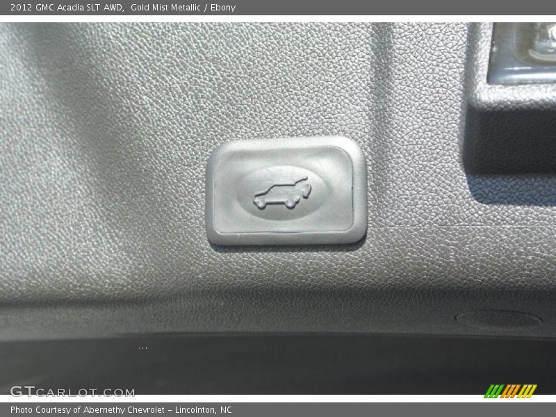 Gold Mist Metallic / Ebony 2012 GMC Acadia SLT AWD