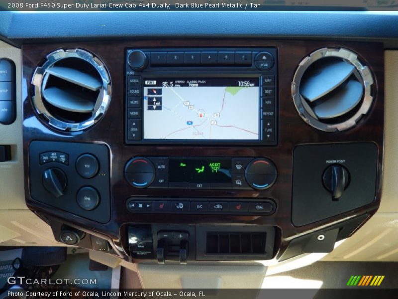 Controls of 2008 F450 Super Duty Lariat Crew Cab 4x4 Dually