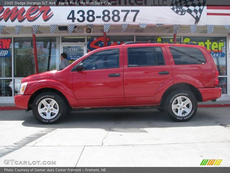 Flame Red / Medium Slate Gray 2005 Dodge Durango SLT 4x4