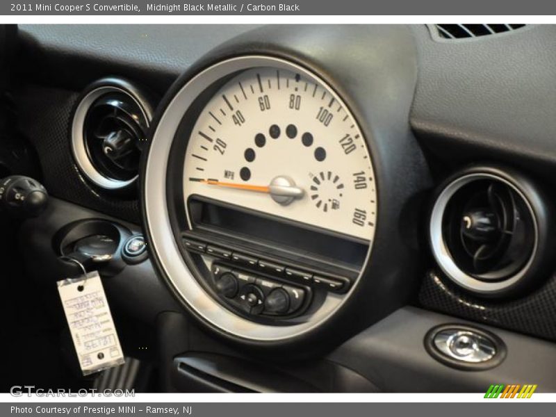 Midnight Black Metallic / Carbon Black 2011 Mini Cooper S Convertible