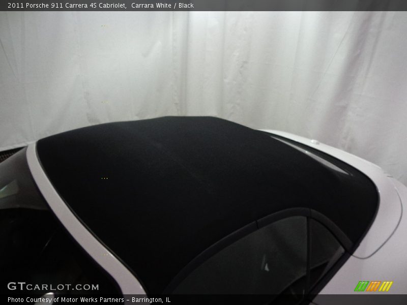 Carrara White / Black 2011 Porsche 911 Carrera 4S Cabriolet