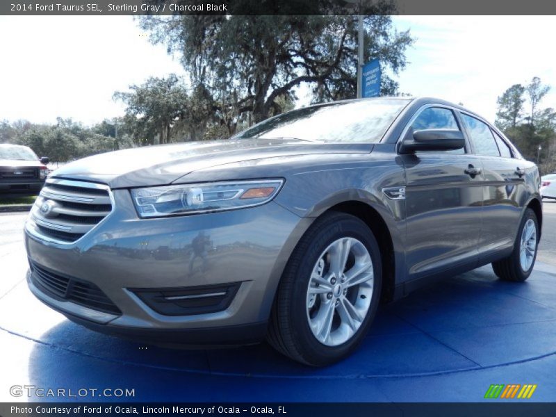 Sterling Gray / Charcoal Black 2014 Ford Taurus SEL