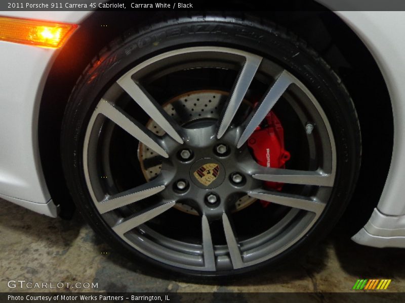 Carrara White / Black 2011 Porsche 911 Carrera 4S Cabriolet