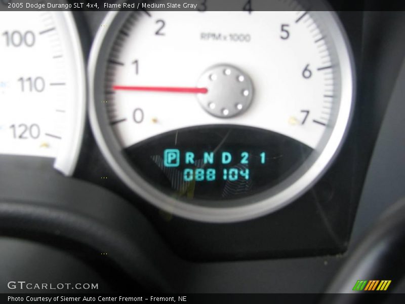 Flame Red / Medium Slate Gray 2005 Dodge Durango SLT 4x4