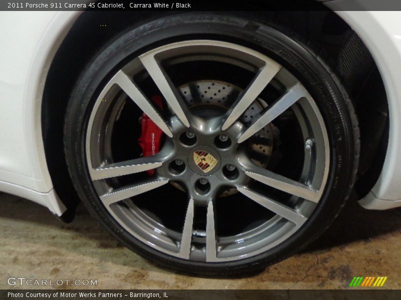 Carrara White / Black 2011 Porsche 911 Carrera 4S Cabriolet