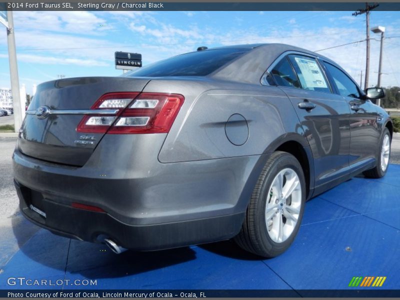 Sterling Gray / Charcoal Black 2014 Ford Taurus SEL