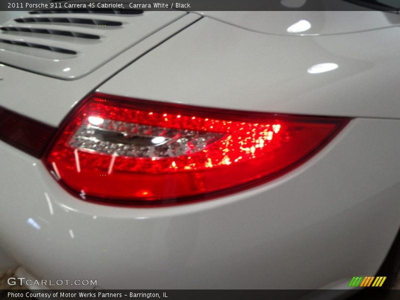 Carrara White / Black 2011 Porsche 911 Carrera 4S Cabriolet