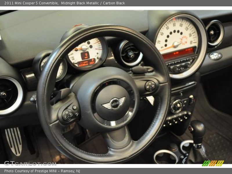 Midnight Black Metallic / Carbon Black 2011 Mini Cooper S Convertible