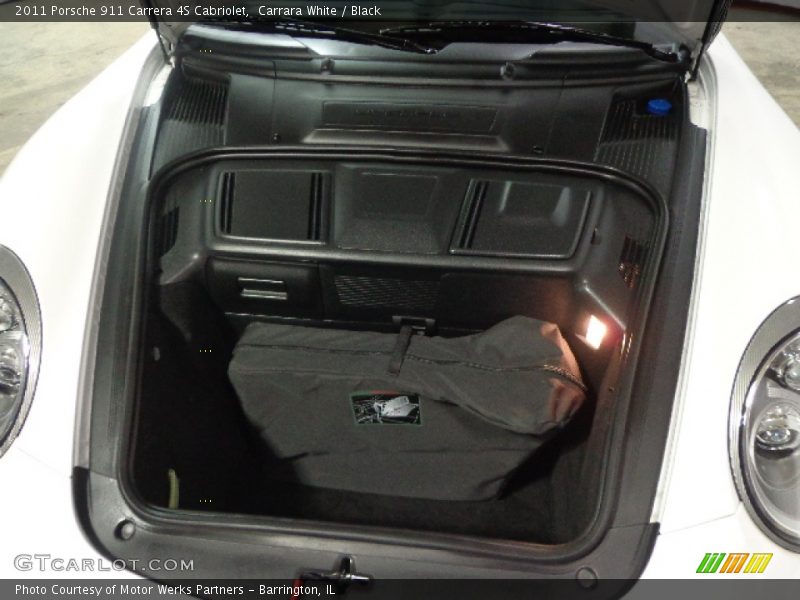 Carrara White / Black 2011 Porsche 911 Carrera 4S Cabriolet