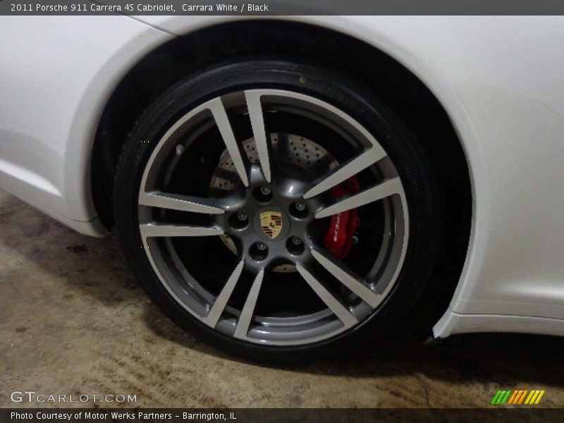 Carrara White / Black 2011 Porsche 911 Carrera 4S Cabriolet