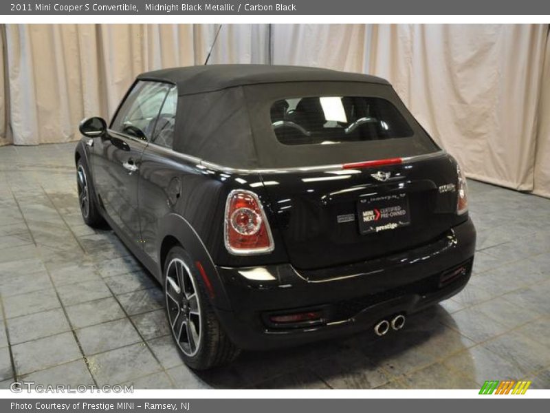 Midnight Black Metallic / Carbon Black 2011 Mini Cooper S Convertible