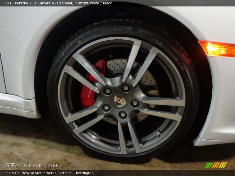 Carrara White / Black 2011 Porsche 911 Carrera 4S Cabriolet