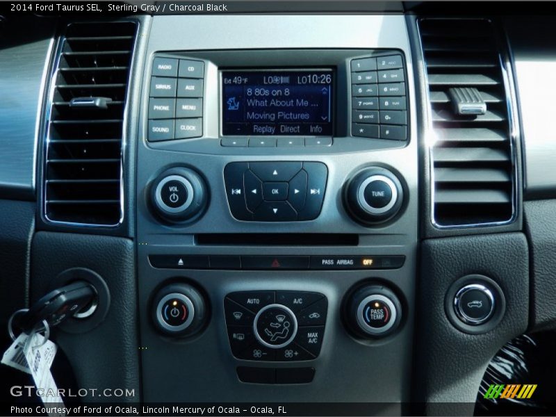 Sterling Gray / Charcoal Black 2014 Ford Taurus SEL
