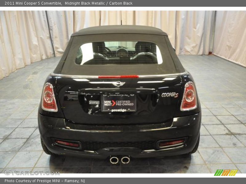 Midnight Black Metallic / Carbon Black 2011 Mini Cooper S Convertible