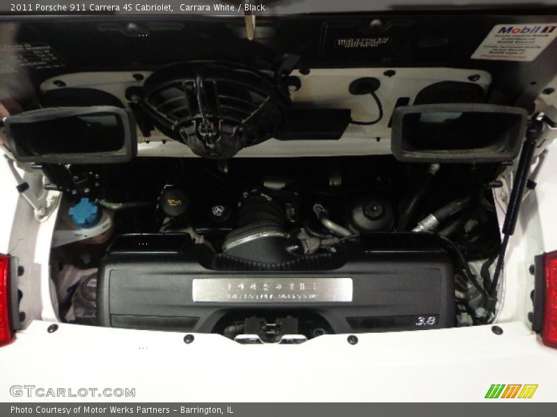 Carrara White / Black 2011 Porsche 911 Carrera 4S Cabriolet