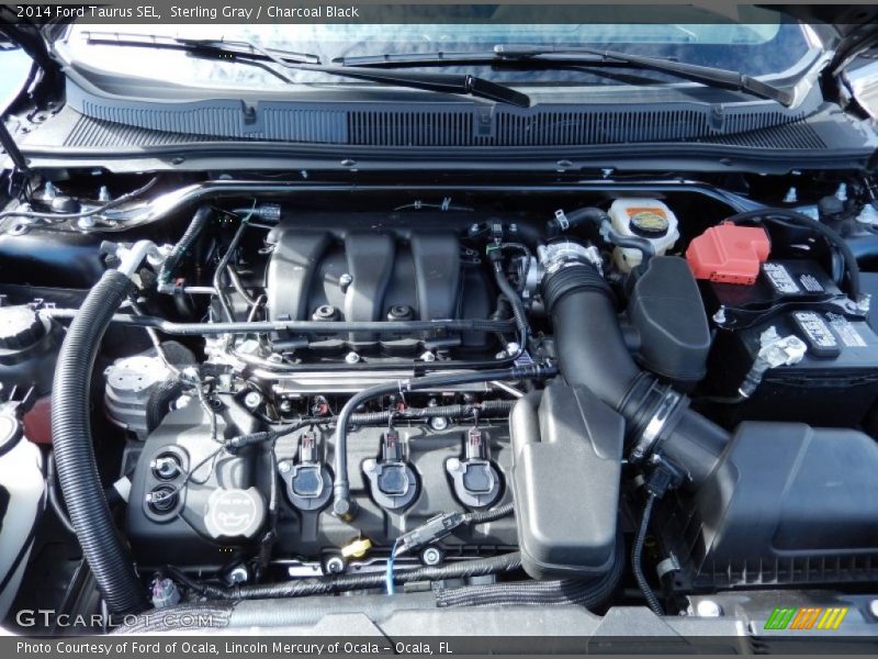 Sterling Gray / Charcoal Black 2014 Ford Taurus SEL