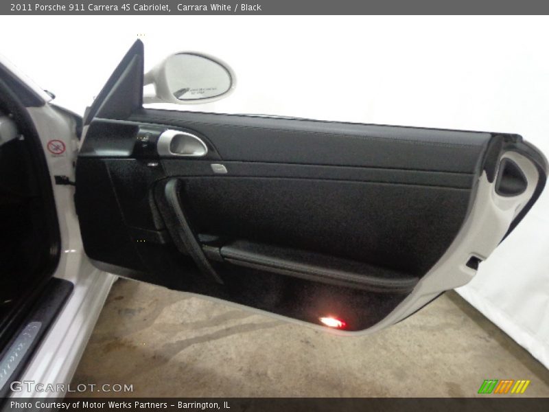 Carrara White / Black 2011 Porsche 911 Carrera 4S Cabriolet