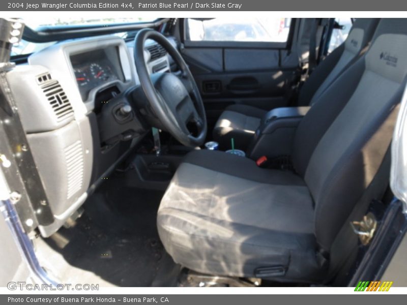 Patriot Blue Pearl / Dark Slate Gray 2004 Jeep Wrangler Columbia Edition 4x4