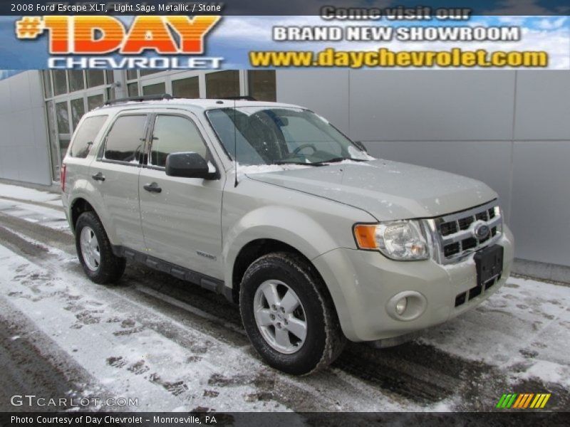 Light Sage Metallic / Stone 2008 Ford Escape XLT