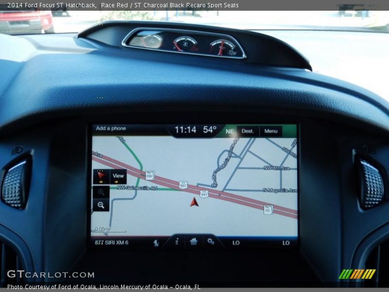 Race Red / ST Charcoal Black Recaro Sport Seats 2014 Ford Focus ST Hatchback