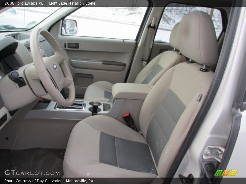 Light Sage Metallic / Stone 2008 Ford Escape XLT