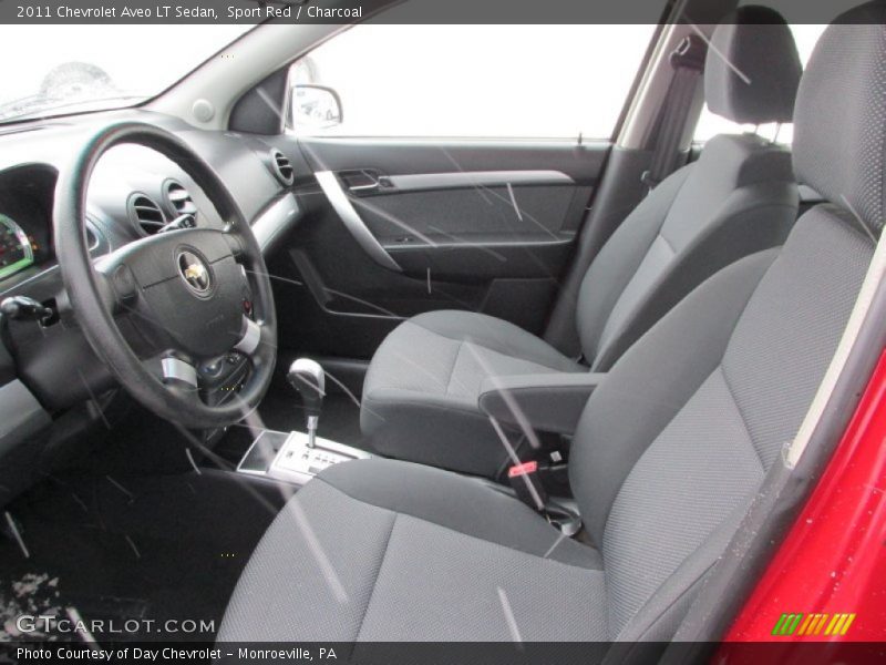 Sport Red / Charcoal 2011 Chevrolet Aveo LT Sedan