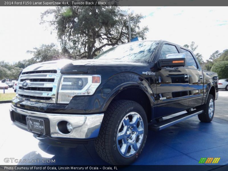 Tuxedo Black / Black 2014 Ford F150 Lariat SuperCrew 4x4