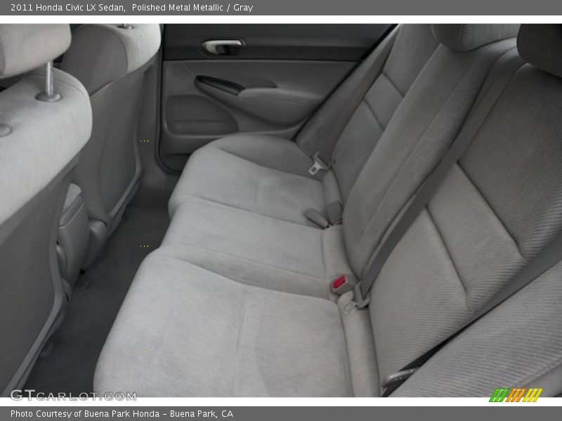 Polished Metal Metallic / Gray 2011 Honda Civic LX Sedan