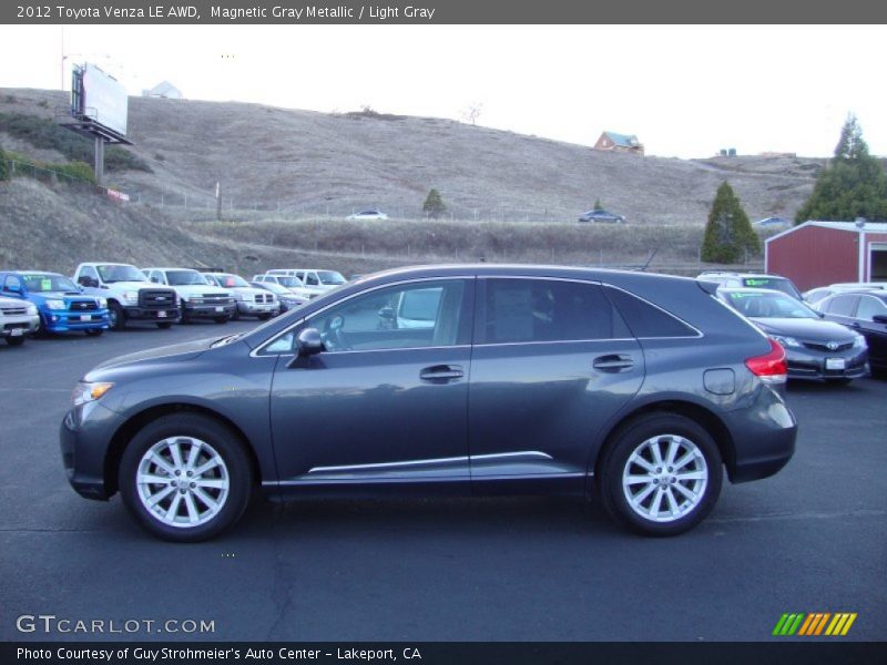 Magnetic Gray Metallic / Light Gray 2012 Toyota Venza LE AWD