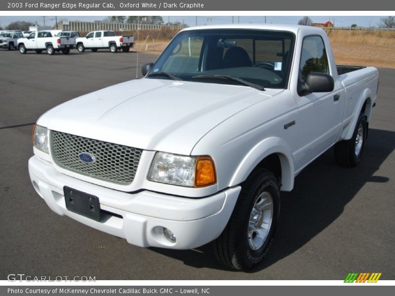 Oxford White / Dark Graphite 2003 Ford Ranger Edge Regular Cab