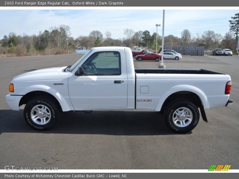 Oxford White / Dark Graphite 2003 Ford Ranger Edge Regular Cab