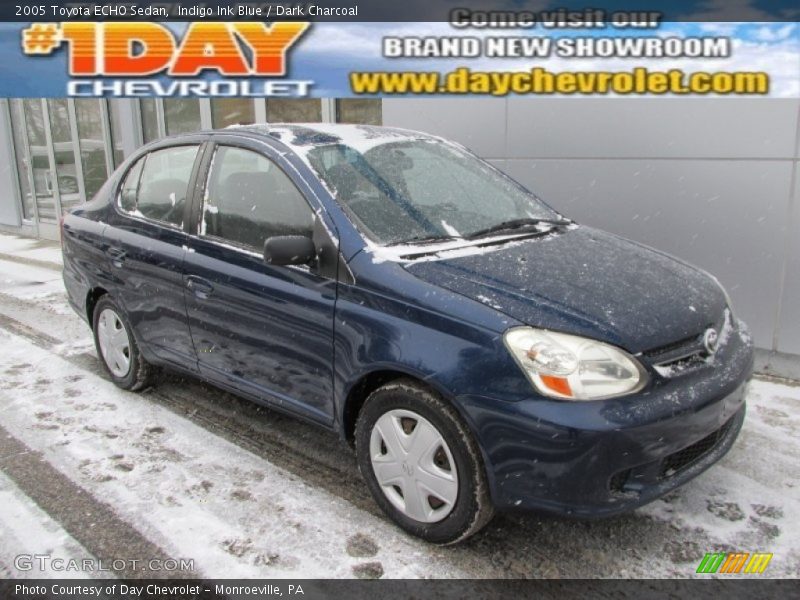 Indigo Ink Blue / Dark Charcoal 2005 Toyota ECHO Sedan