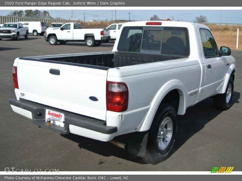 Oxford White / Dark Graphite 2003 Ford Ranger Edge Regular Cab