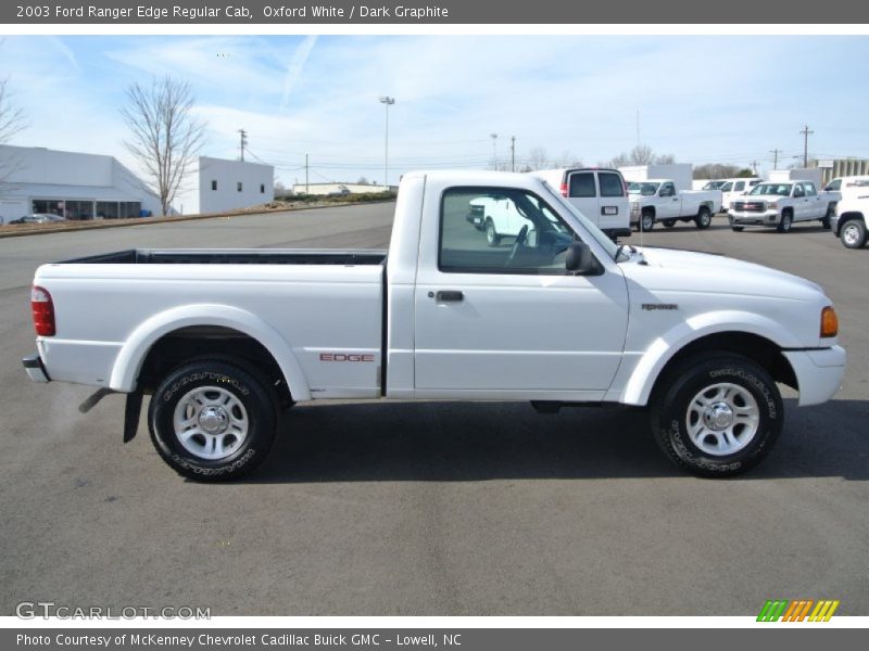 Oxford White / Dark Graphite 2003 Ford Ranger Edge Regular Cab