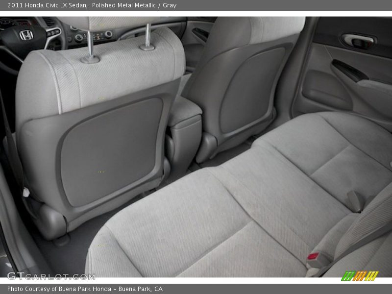 Polished Metal Metallic / Gray 2011 Honda Civic LX Sedan